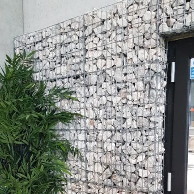 Parement gabion