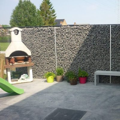 Clôture gabion