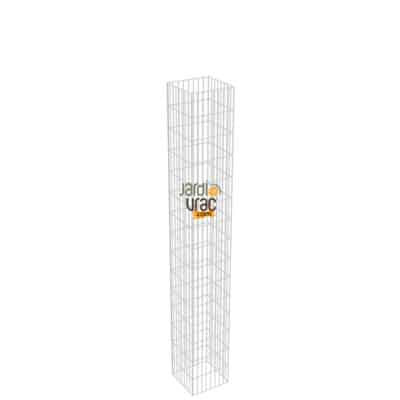 Colonne gabion carrée - Hauteur 150cm