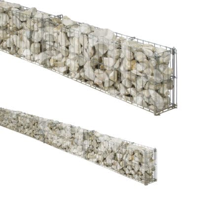 Muret gabion