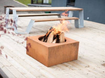 Brasero, foyer extérieur Corten Vulcano 2