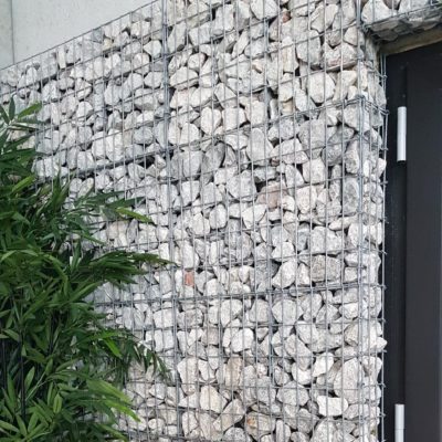 Parement gabion