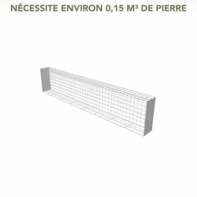 Clôture Alubox 40 Fermeture grille + contenance