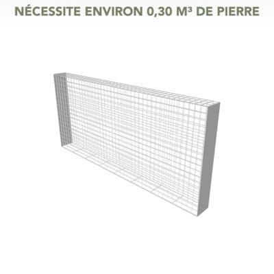 Clôture Alubox 90 Fermeture grille + contenance