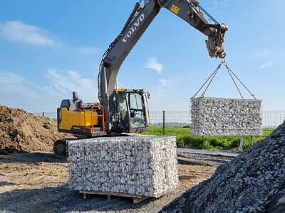 Gabion rempli - Menu header